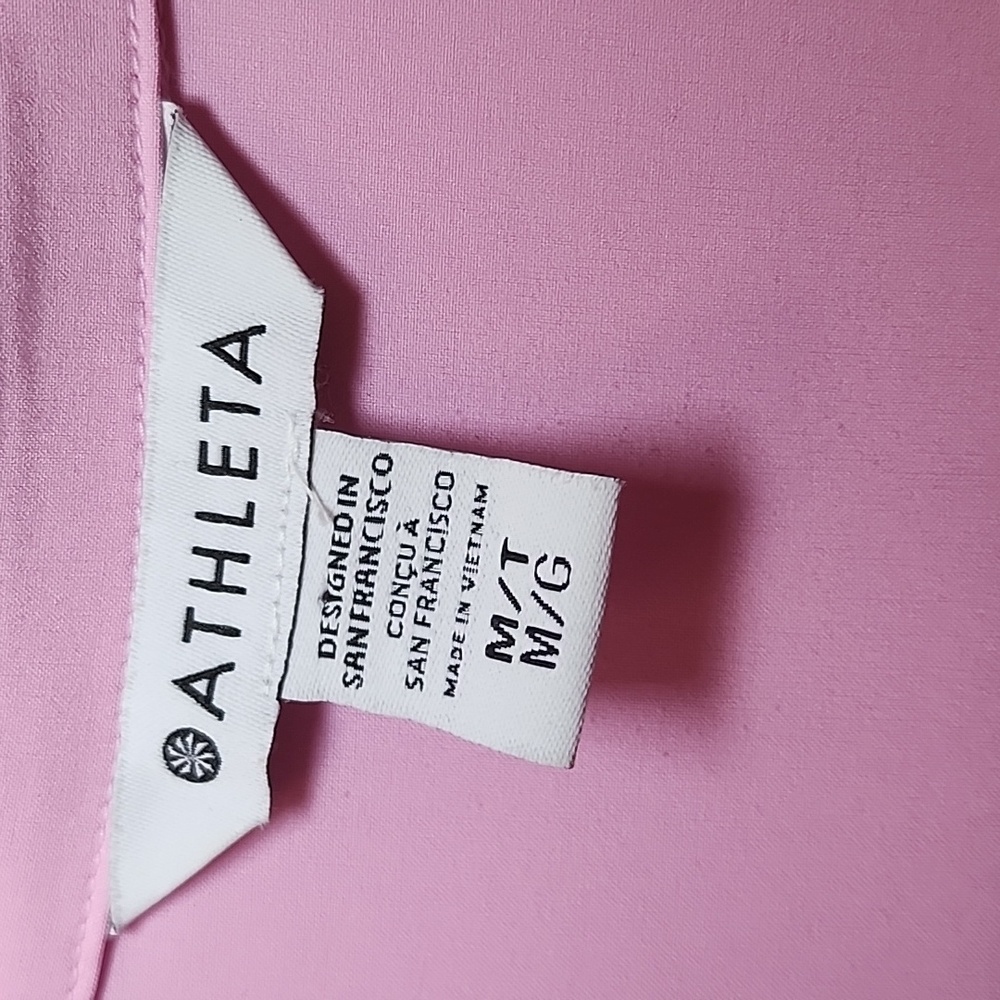 Athleta Urbanite Shirt Dress in Pink Barbiecore Size M - Picture 7 of 16